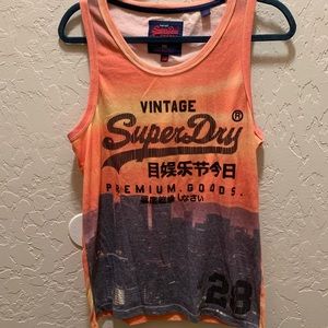 Orange Superdry Tank